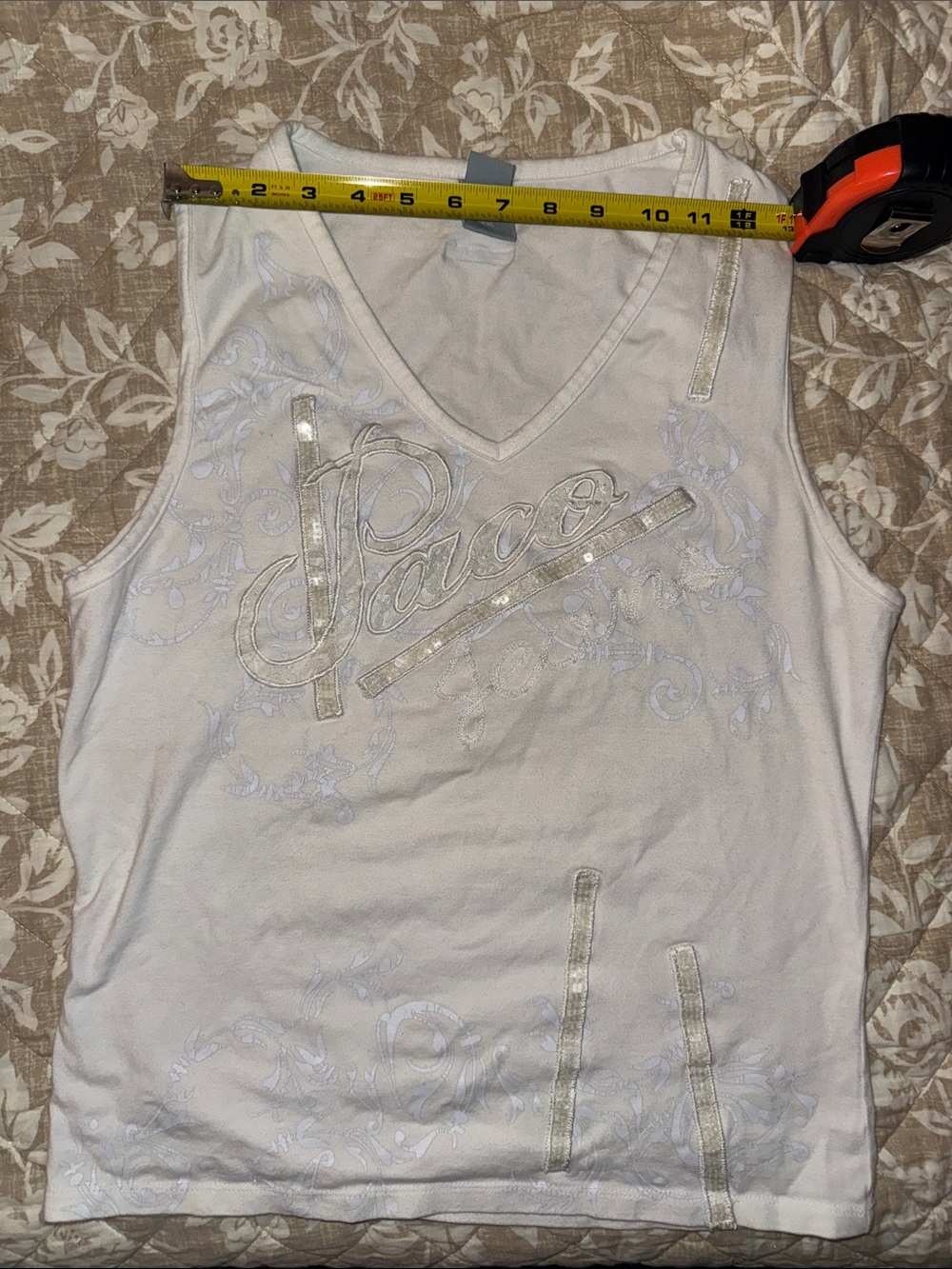 Vintage y2k Paco Jeans sleeveless shirt